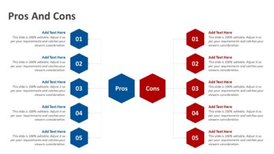 Pros And Cons Comparison PowerPoint Template