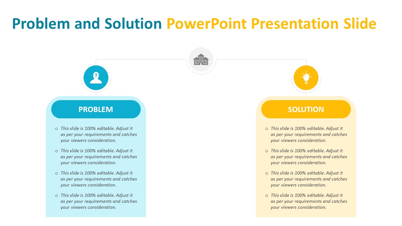 Problem And Solution Powerpoint Presentation Slide Ppt Templates