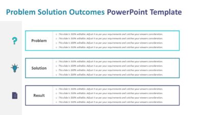Problem Solution Outcomes PowerPoint Template