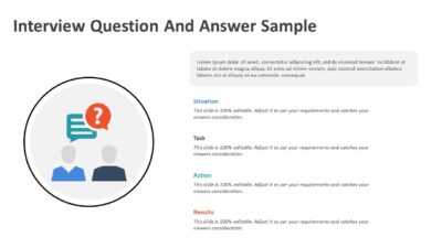 Interview Question And Answer Sample PowerPoint Template