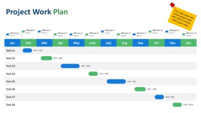 Project Work Plan PowerPoint Template