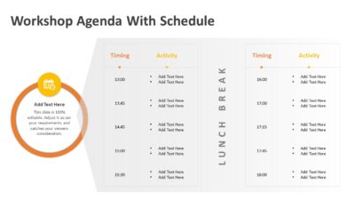 Workshop Agenda With Schedule PowerPoint Template