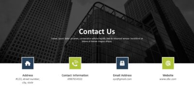 Contact Us PowerPoint Slide