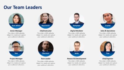 Our Team Leaders PowerPoint Slide