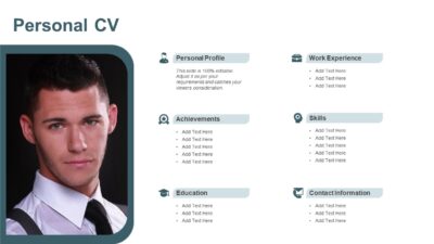 Personal CV PowerPoint Presentation Slide