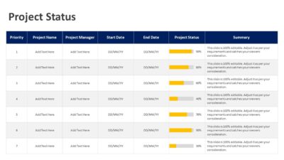 Project Status Presentation Template