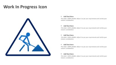 Work In Progress Icon PowerPoint Template