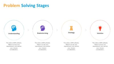 Problem Solving Stages PowerPoint Slide