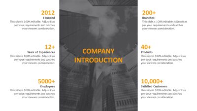 Company Introduction PowerPoint Slide