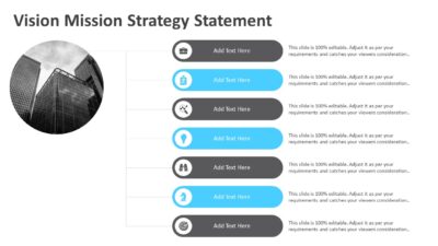 Vision Mission Strategy Statement PowerPoint Template