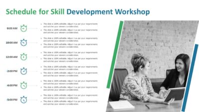 Schedule for Skill Development Workshop PowerPoint Template
