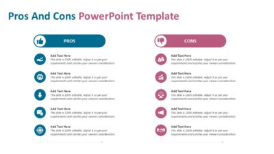 Pros And Cons PowerPoint Template