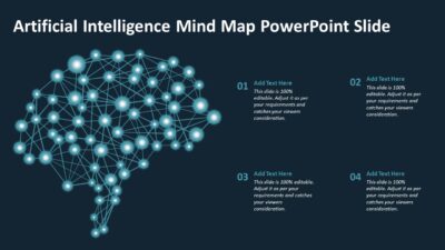 Artificial Intelligence Mind Map PowerPoint Slide