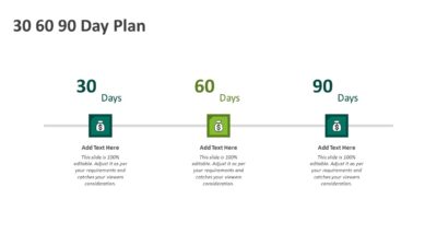 30 60 90 Day Plan PowerPoint Template