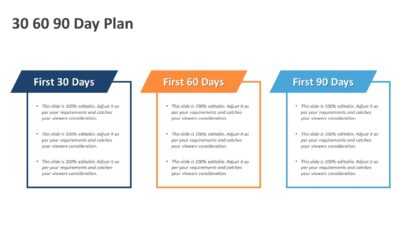 30 60 90 Day Plan PowerPoint Slide