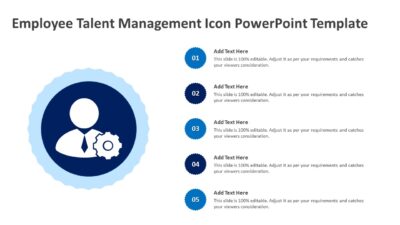 Employee Talent Management Icon PowerPoint Template