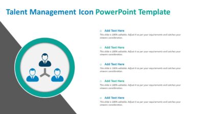 Talent Management Icon PowerPoint Template