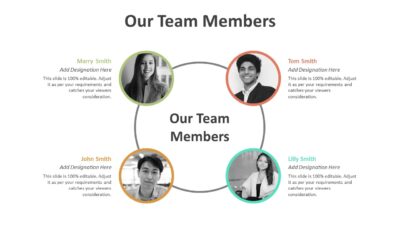 Our Team Members PowerPoint Slide