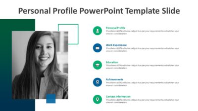 Personal Profile PowerPoint Template Slide