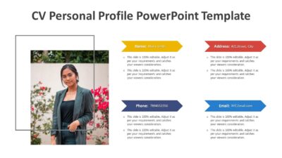 CV Personal Profile PowerPoint Template