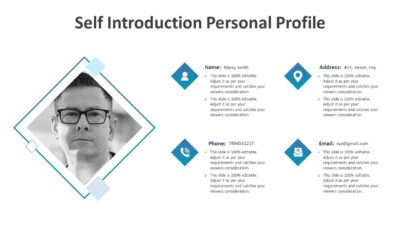 Self Introduction Personal Profile PowerPoint Template