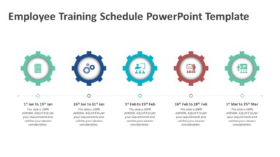 Employee Training Schedule PowerPoint Template