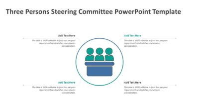 Three Persons Steering Committee PowerPoint Template