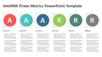 AAARRR Pirate Metrics PowerPoint Template