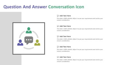Question And Answer Conversation PowerPoint Template