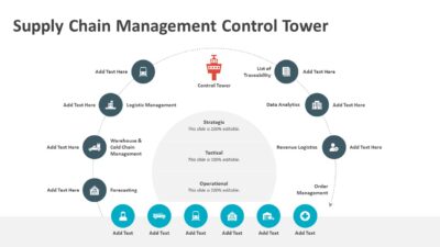 Supply Chain Management Control Tower PowerPoint Template