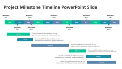 Project Milestone Timeline PowerPoint Slide