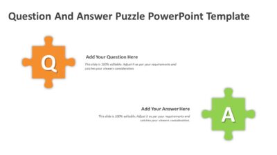 Question And Answer Puzzle PowerPoint Template