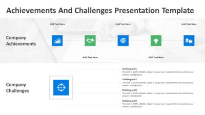 Achievements And Challenges Presentation Template