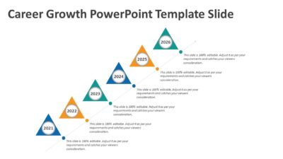 Career Growth PowerPoint Template Slide