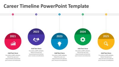 Career Timeline PowerPoint Template