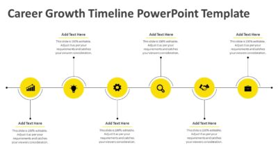 Career Growth Timeline PowerPoint Template