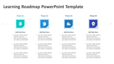 Learning Roadmap PowerPoint Template