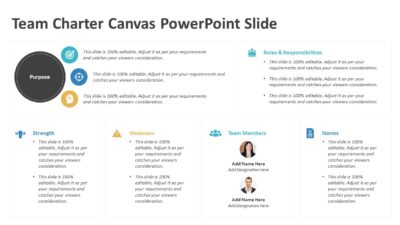 Team Charter Canvas PowerPoint Slide