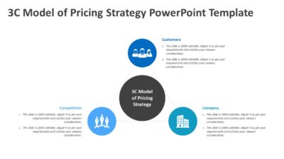 3C Model of Pricing Strategy PowerPoint Template