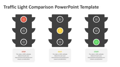 Traffic Light Comparison PowerPoint Template