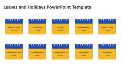 Leaves and Holidays PowerPoint Template