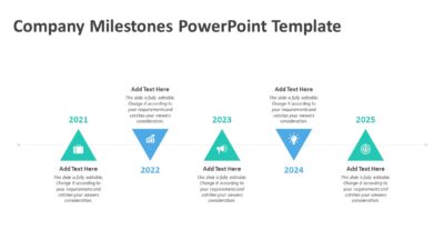 Company Milestones PowerPoint Template