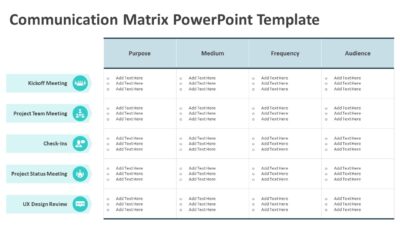 Communication Matrix PowerPoint Template