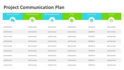 Project Communication Plan PowerPoint Slideshow