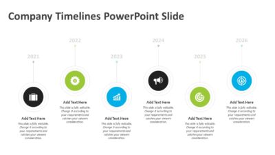 Company Timelines PowerPoint Slide