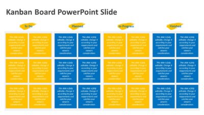 Kanban Board PowerPoint Slide