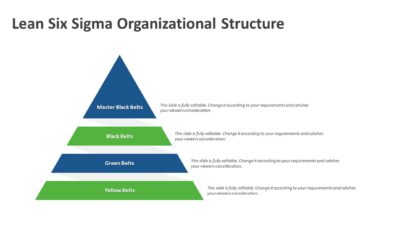 Lean Six Sigma Organizational Structure PowerPoint Template