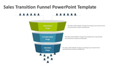 Sales Transition Funnel PowerPoint Template