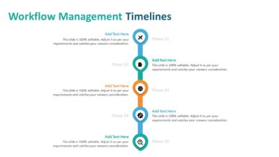 Workflow Management Timelines PowerPoint Template