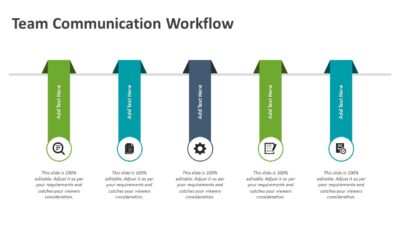 Team Communication Workflow PowerPoint Template